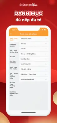 Fahasa Thế giới trong tầm tay android App screenshot 5